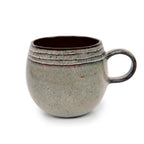 Mug Comporta - Vert et brun - Taille L (H 10 cm)