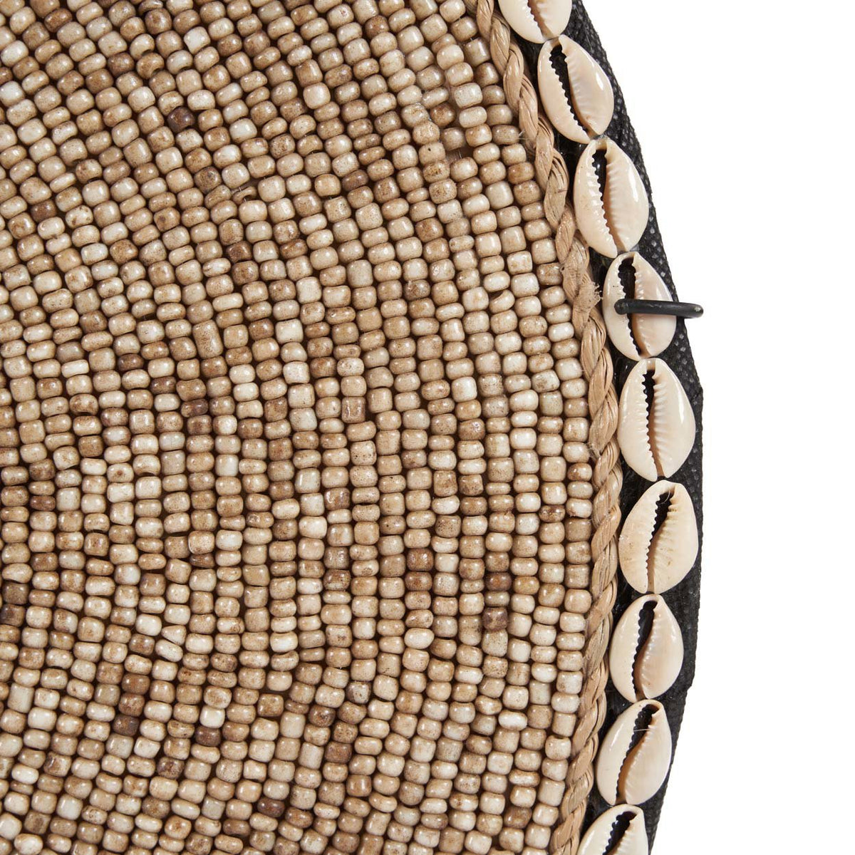 Décoration en coquillages sur socle – Blanc naturel