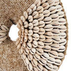 Décoration en coquillages sur socle – Naturel
