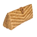 Pochette Clutch-a-lot en rotin - Naturel - 28 cm