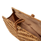Pochette Clutch-a-lot en rotin - Naturel - 28 cm
