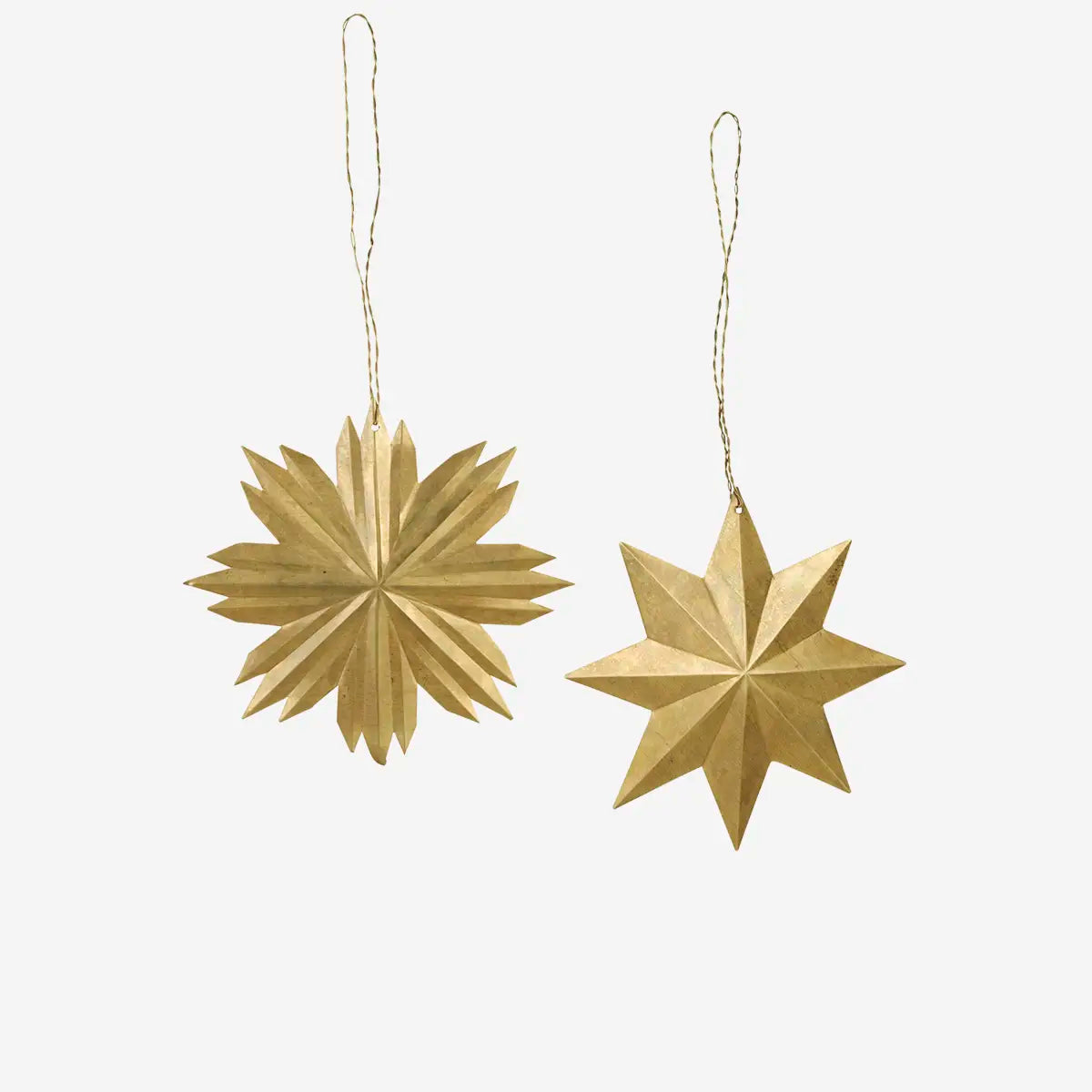 Étoiles en laiton - lot de 2