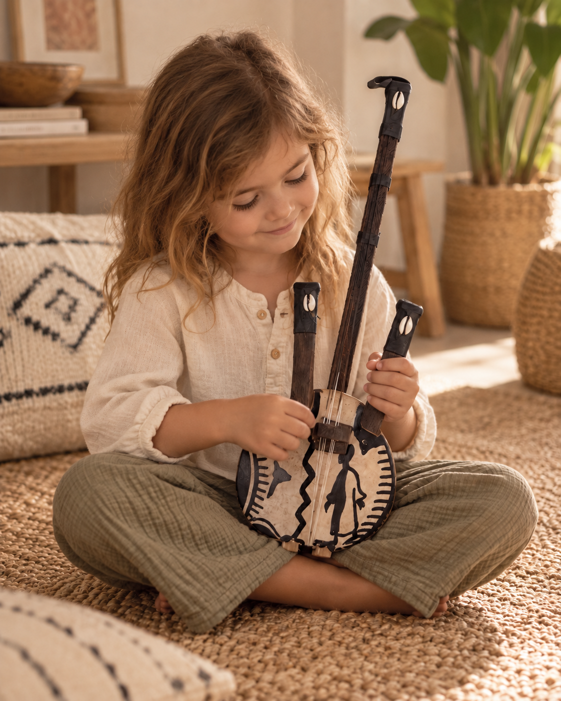 Kora artisanale pour enfant