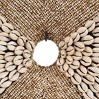 Décoration en coquillages sur socle – Naturel