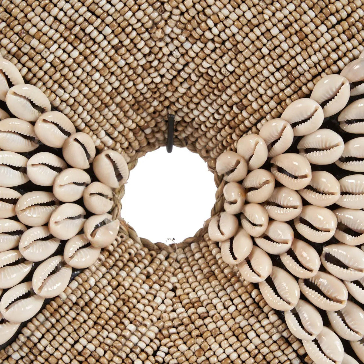 Décoration en coquillages sur socle – Naturel
