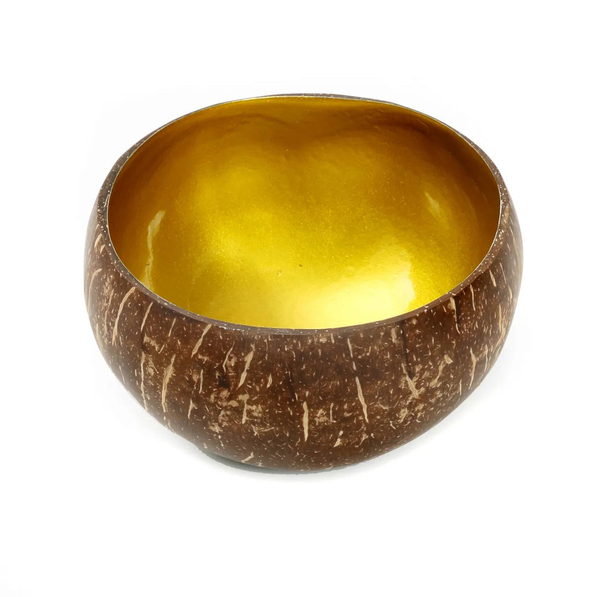 Bol en noix de coco – Intérieur doré
