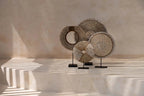 Décoration en coquillages sur socle – Naturel