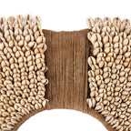 Décoration en coquillages sur socle – Naturel
