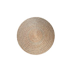 Tapis rond en fibres naturelles