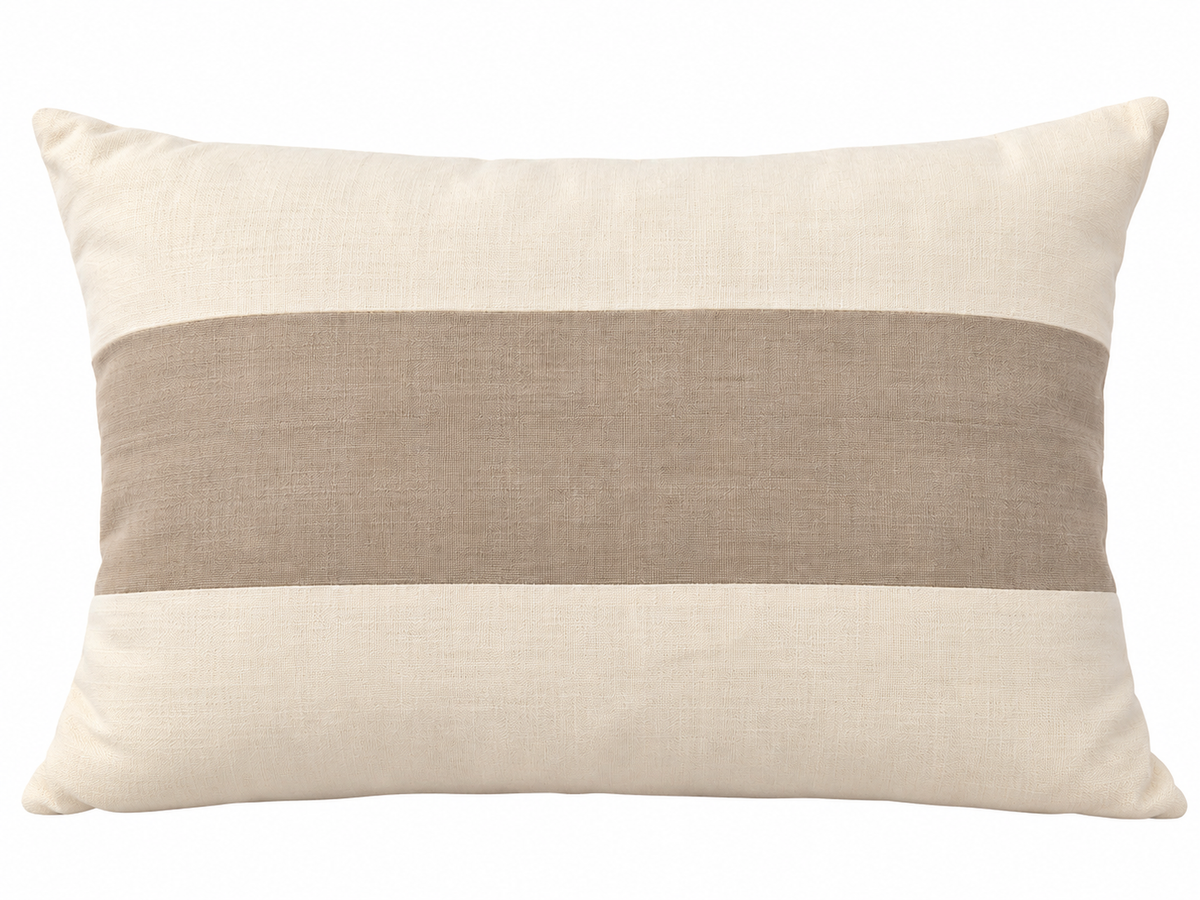 Housse de coussin en coton bio - Divers coloris S