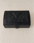 Coffret de rangement rectangulaire en cuir – Petit modèle