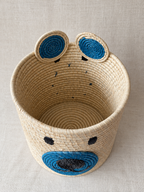 Panier enfant ours bleu