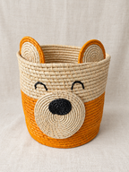 Panier enfant ours orange