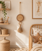 Décoration murale en fibres naturelles enfant