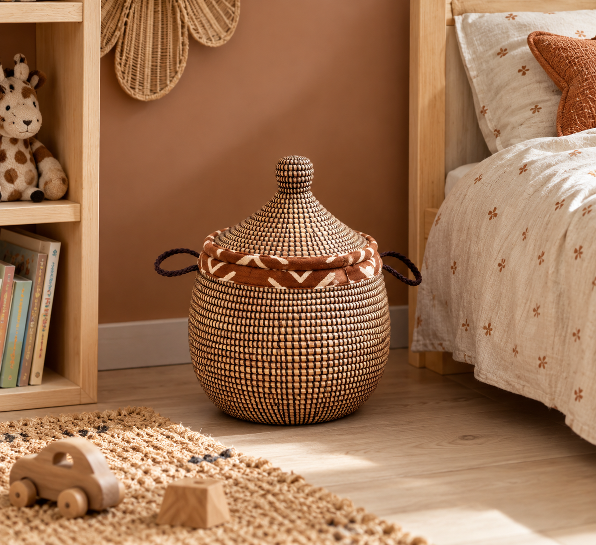 Panier tressé de Ngaye Mékhé – Modèle S
