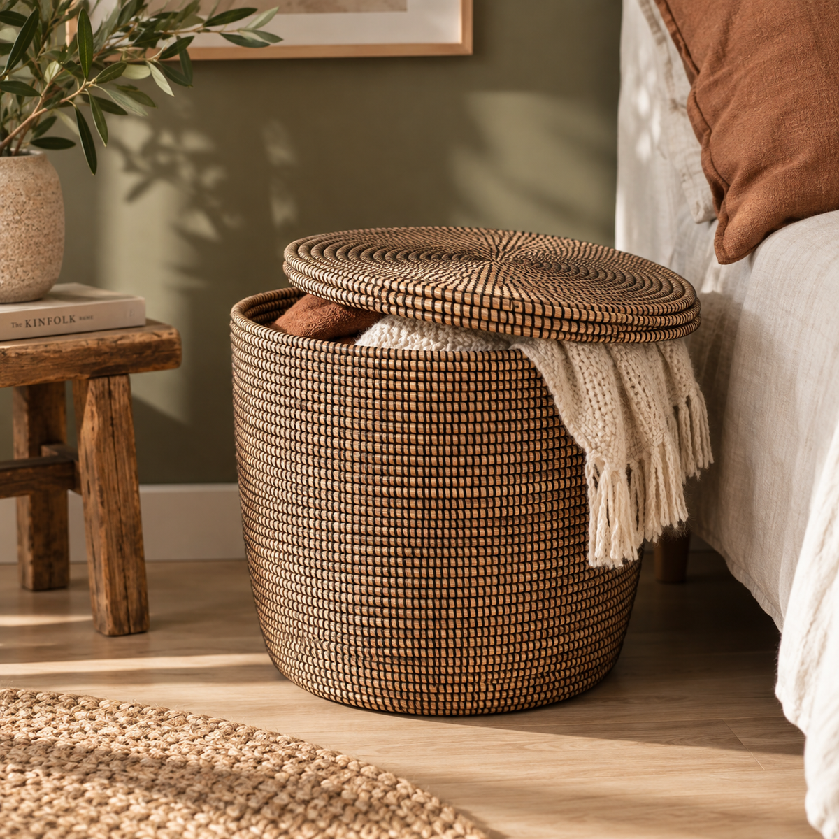 Panier tressé de Ngaye Mékhé – Modèle M