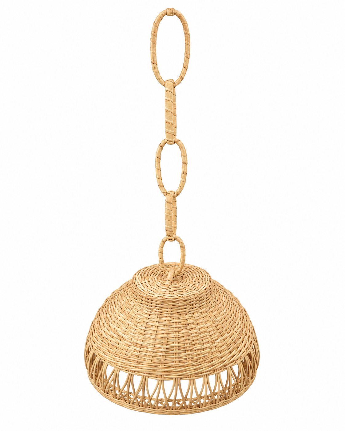 Suspension naturelle en osier