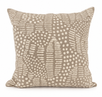 Coussin en coton naturel fait main - Carré 45 x 45