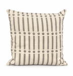 Coussin en coton naturel fait main - Carré 50 x 50