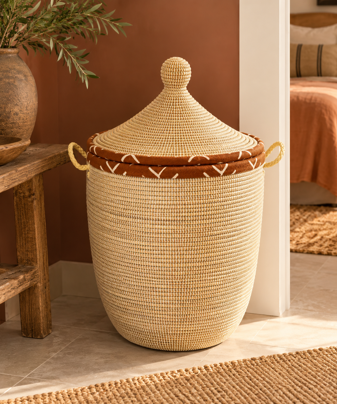 Panier tressé de Ngaye Mékhé - Modèle M