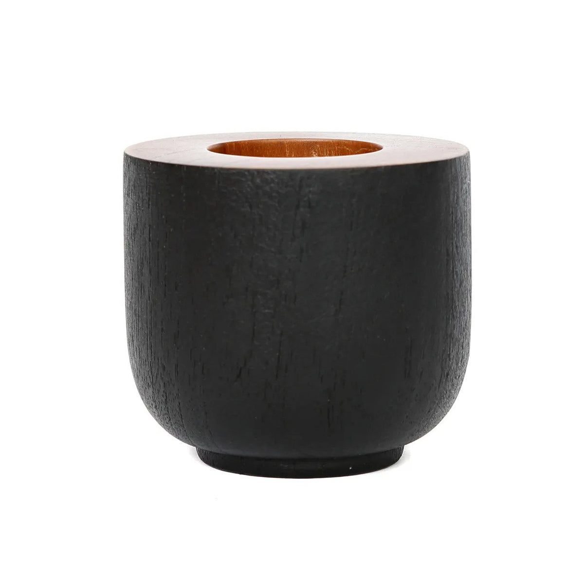 Photophore Bondi en teck - Naturel - Ø 8 cm