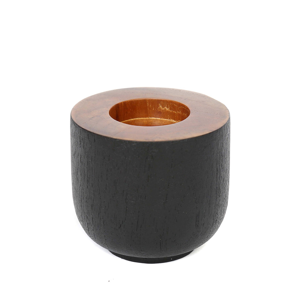 Photophore Bondi en teck - Naturel - Ø 8 cm