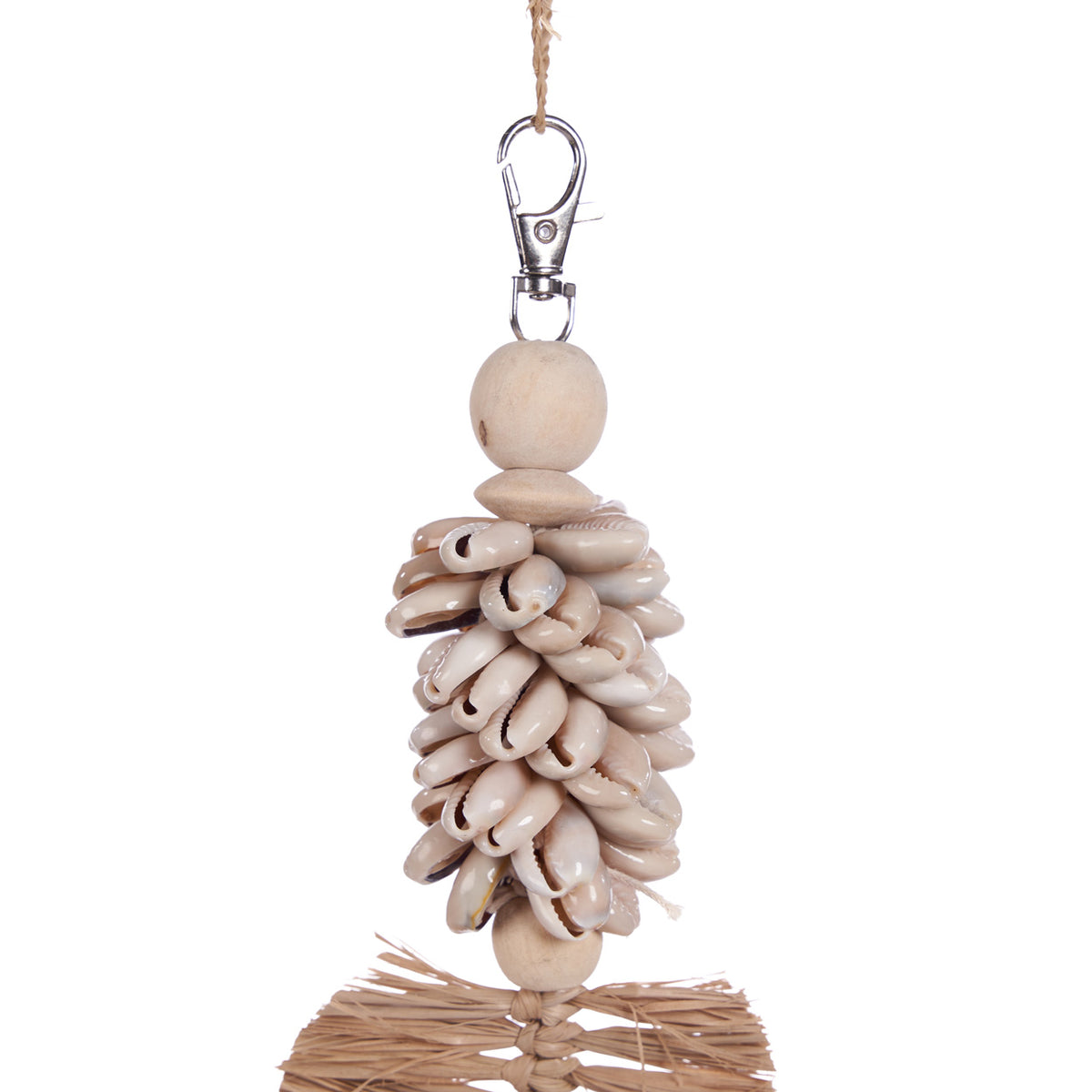 Porte-clés feuille Komodo - Naturel - 22 cm