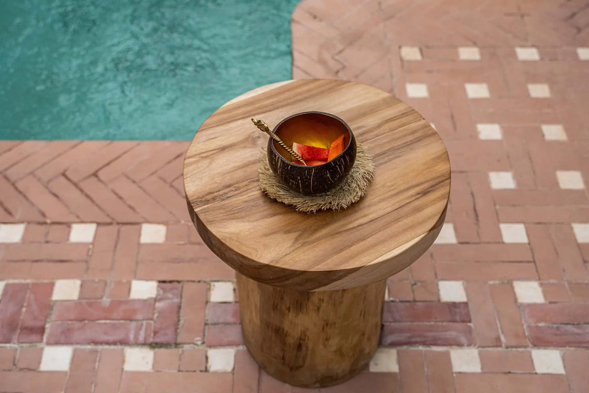 Bol en noix de coco – Intérieur doré