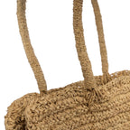 Sac cabas Ti Amo en raphia - Naturel - 50 cm
