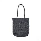 Grand sac cabas Haute en cuir - Noir - 36 cm