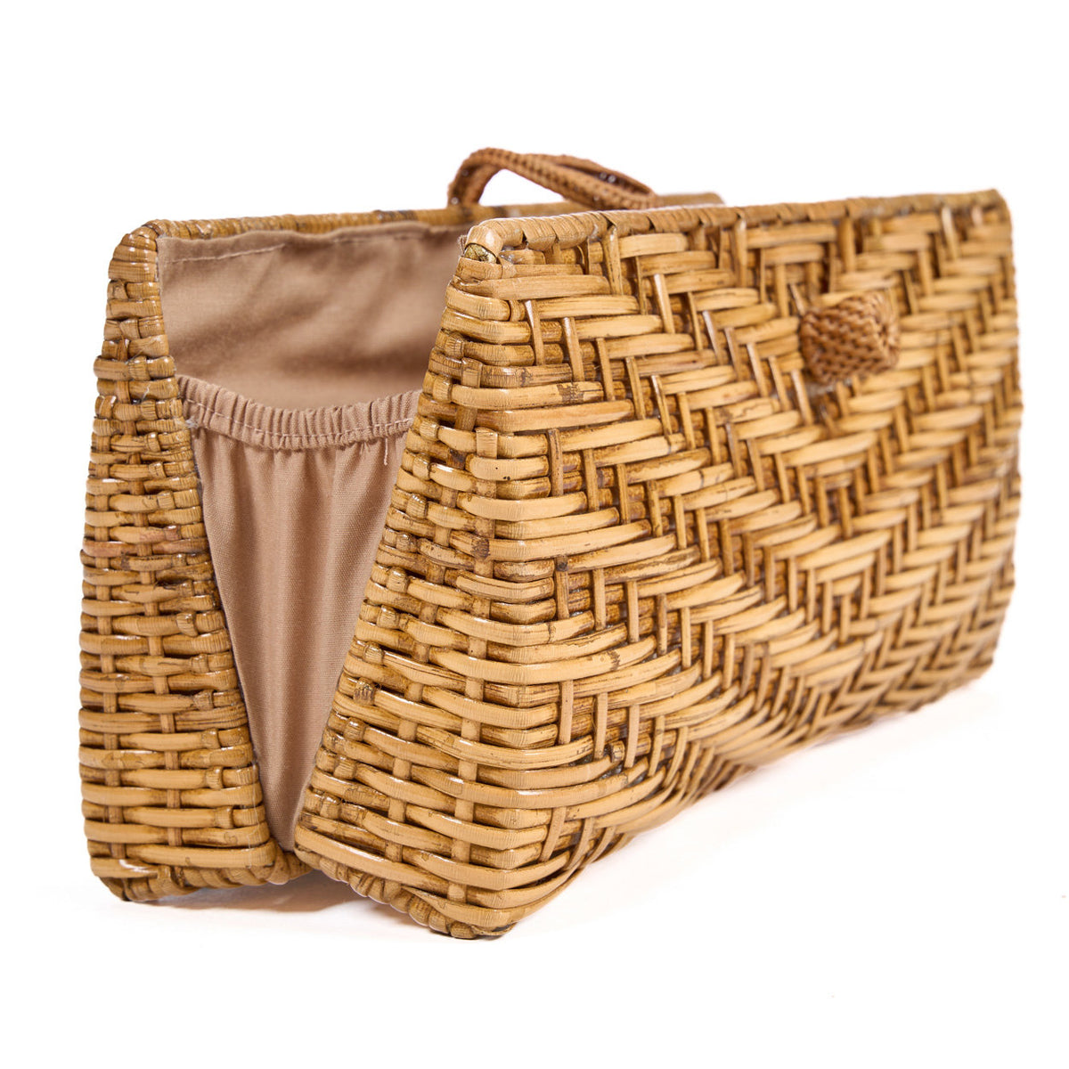 Pochette Clutch-a-lot en rotin - Naturel - 28 cm