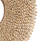 Décoration en coquillages sur socle – Naturel