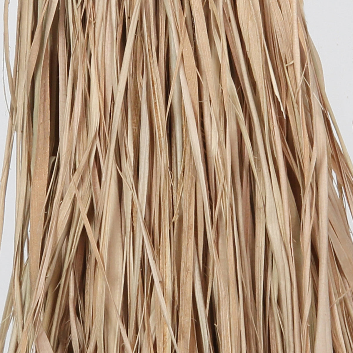 Porte-clés raphia et cauris - Naturel - 20 cm