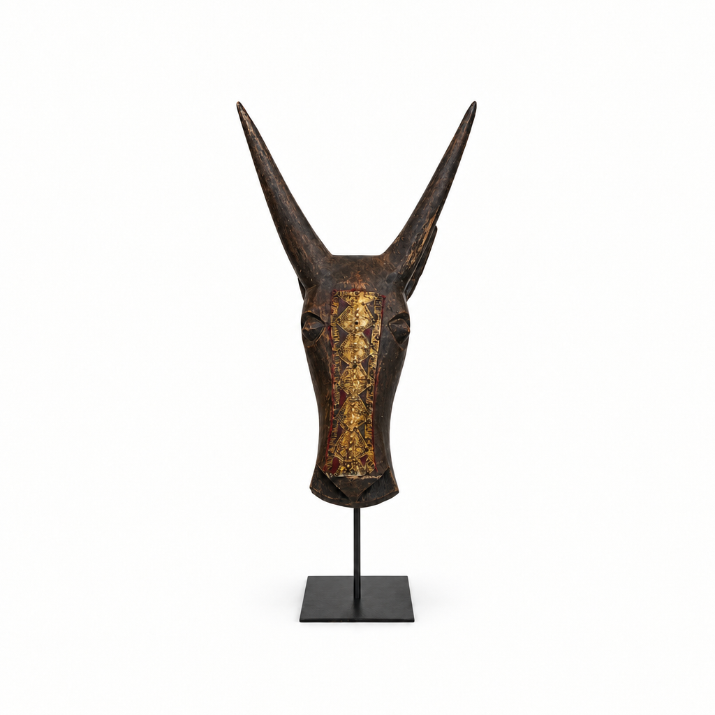 Masque buffle Bamana, vue principale