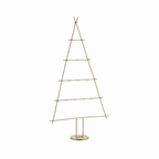 Sapin de Noël en fer sur fond blanc avec davantage d’espace autour