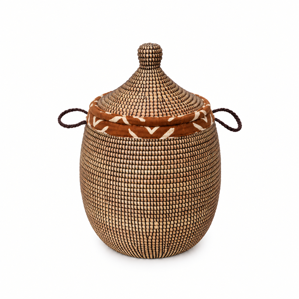 Panier tressé de Ngaye Mékhé – Modèle S