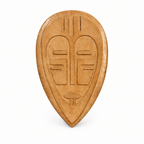 Masque en cuir naturel – Forme goutte