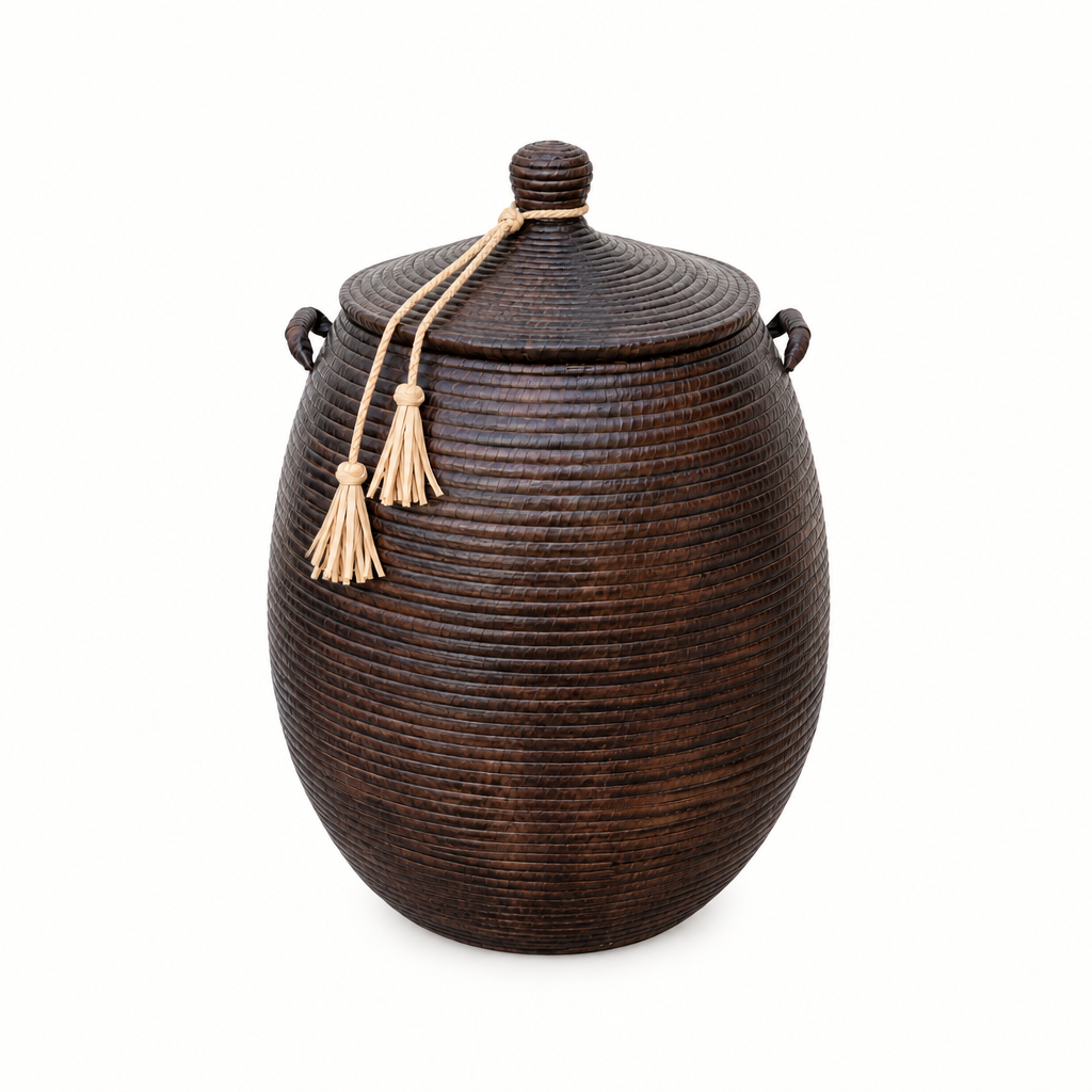 Panier en cuir - Petit modèle