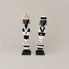 Statuettes Namji noir et blanc
