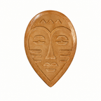 Masque en cuir naturel – Forme goutte
