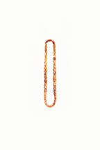 Variante du collier long en agate avec davantage d’espace